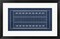 Framed Art American Football Field Blue by Sports Mania Wall Decor 18x24 Artwork
